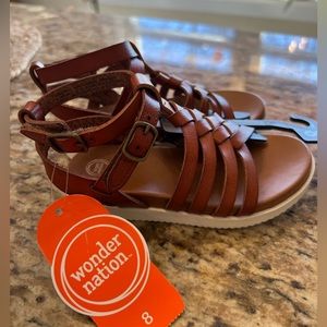 NWT wonder Nation size 8 sandals